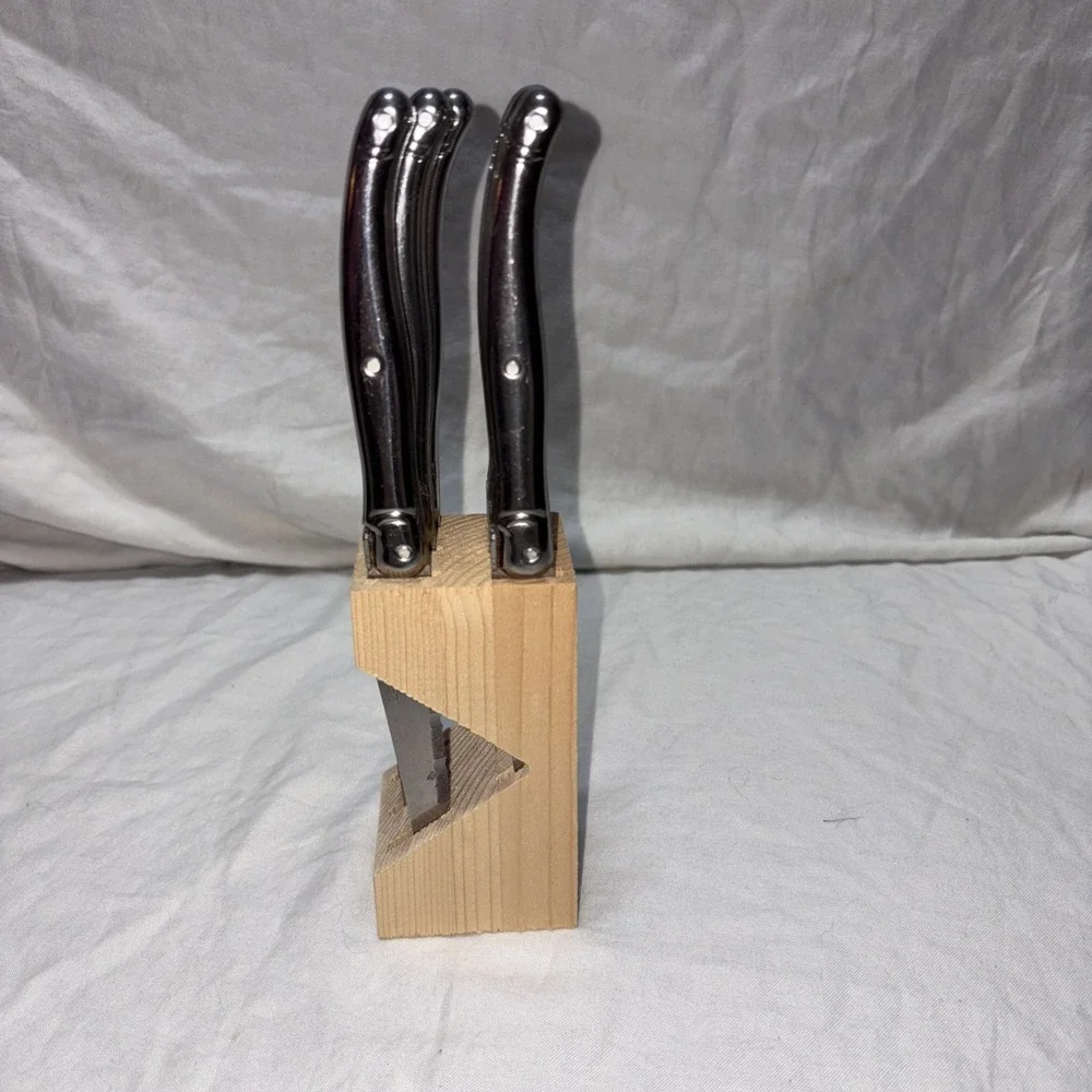 LAGUIOLE Kitchen STEAK KNIFE‎ SET MADE IN FRANCE Rare